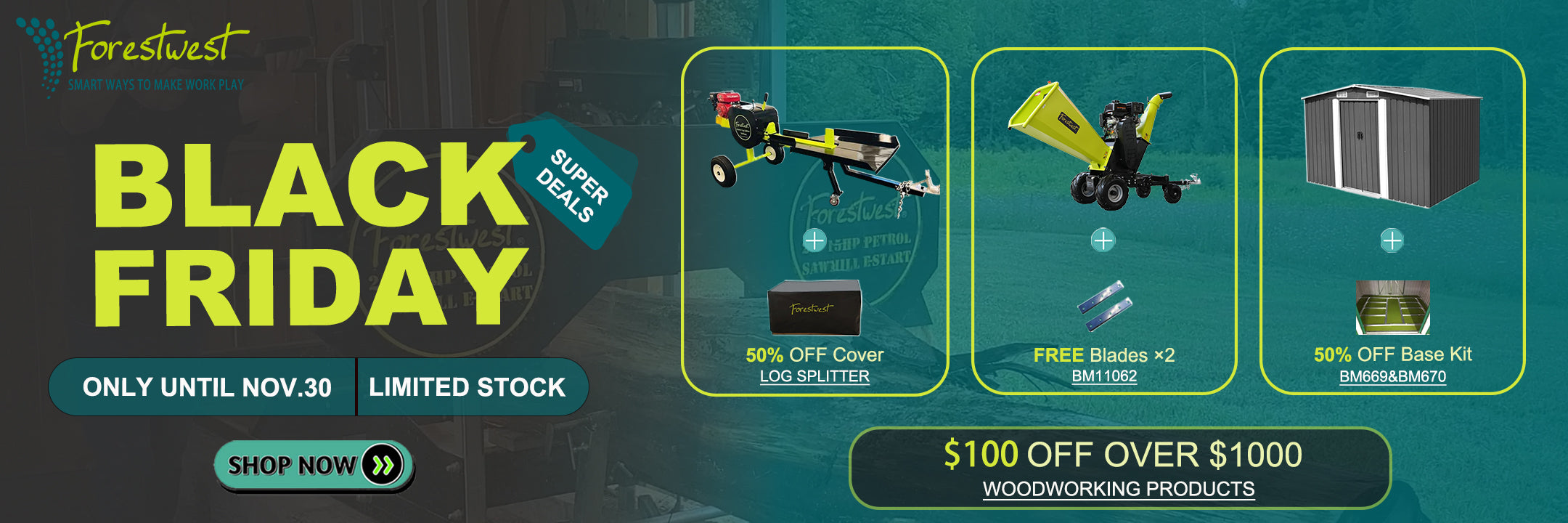 Forestwest - Machinery&Tools for Wood, Construction, Metal, Workshop.