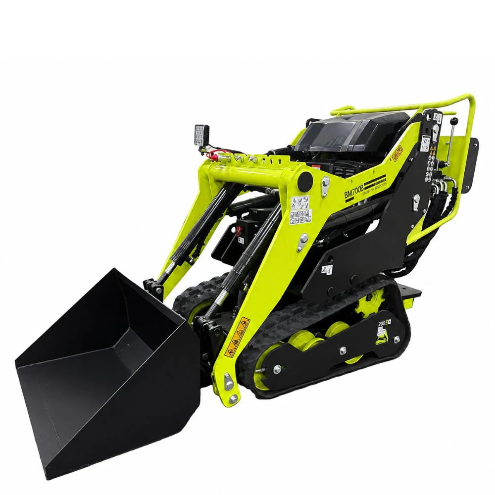 Forestwest Stand-On Skid Steer Mini Tracked Loader with 80L Bucket BM700B