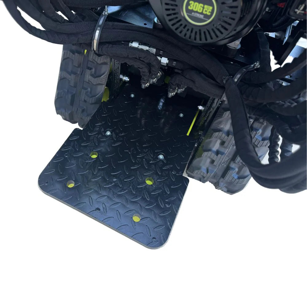Chargeuse compacte sur chenilles Forestwest BM700B avec godet de 80 L