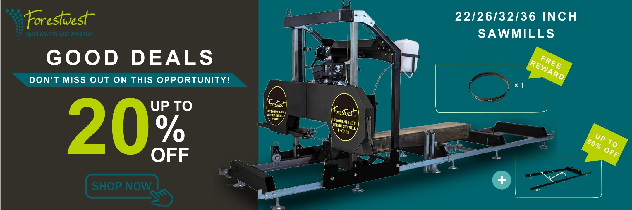 Rainforest 600×300×450 Forestwest - Machinery&Tools for Wood, Construction, Metal, Workshop.