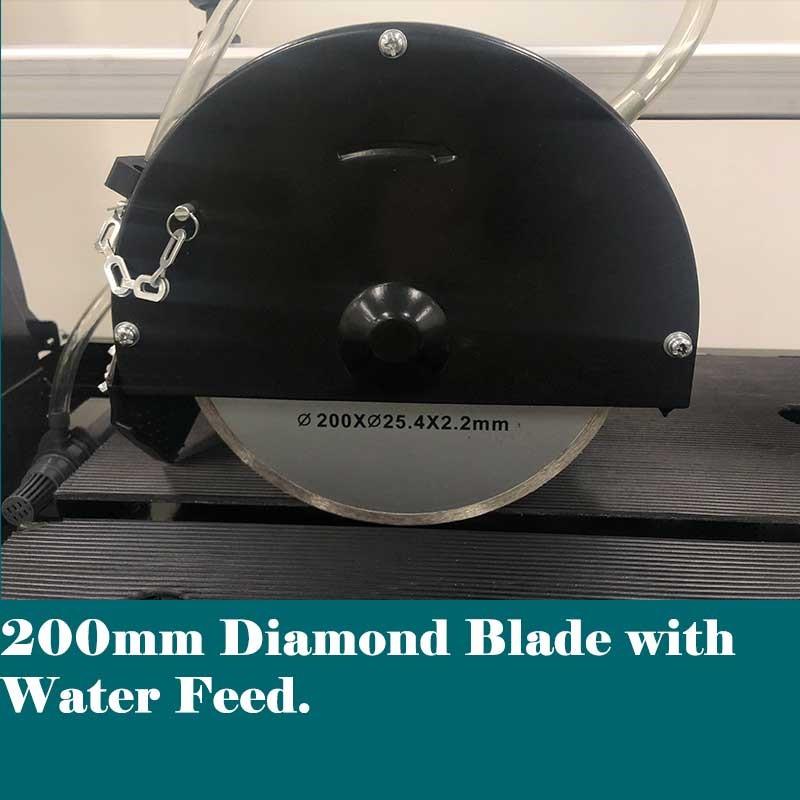 1HP 600mm Wet Tile Saw, 24" Bridge Tile Saw BM681 - Forestwest