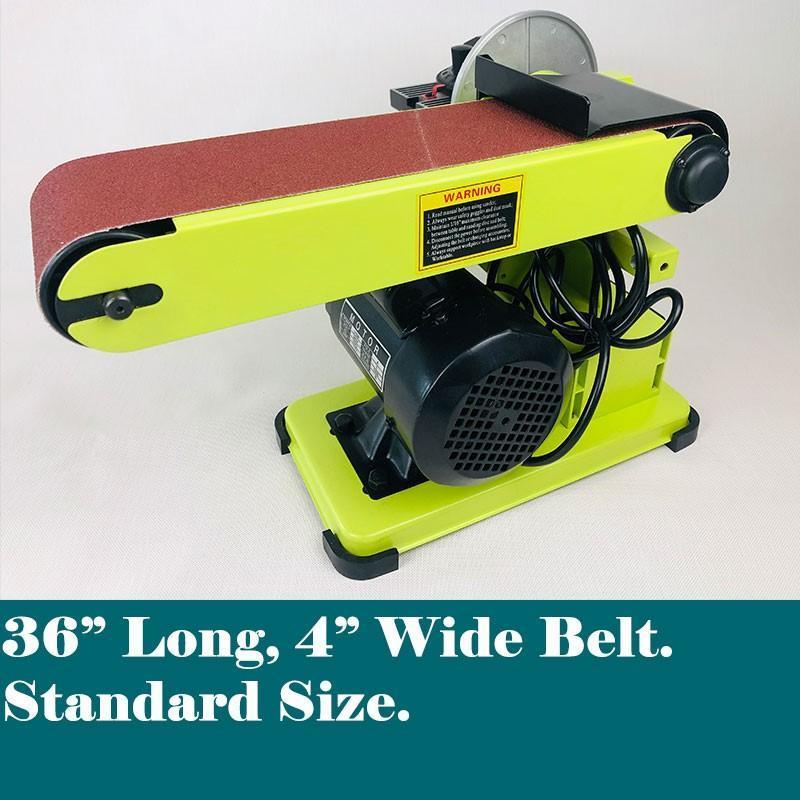 4"x 6" Belt Disc Sander, 1/2hp Sander, FORESTWEST BM10619-2 - Forestwest