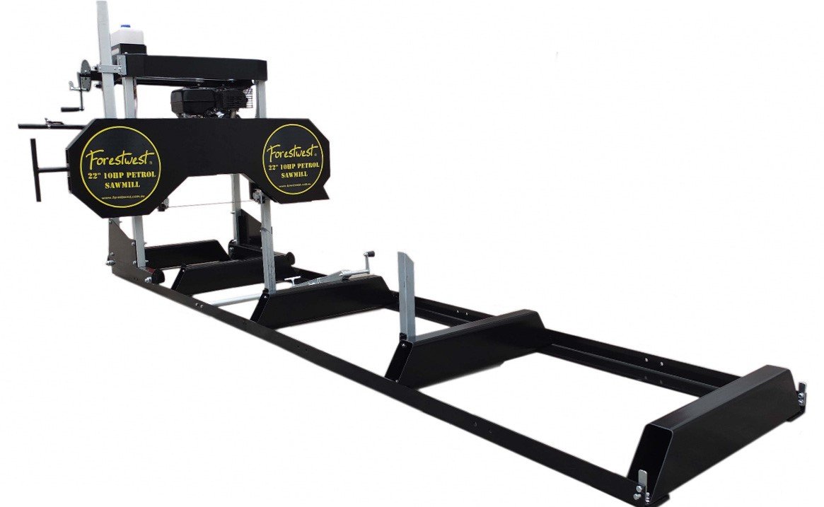 FORESTWEST 11125, 22" 10HP Petrol Engine Wood Sawmill - Forestwest