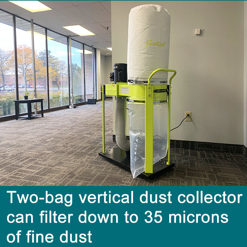 FORESTWEST 10103, 1HP 600CFM Dust Collector - Forestwest