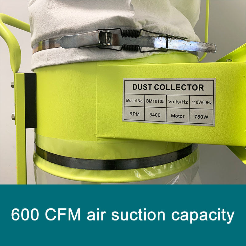 FORESTWEST 10105, 1HP 600CFM Dust Collector - Forestwest