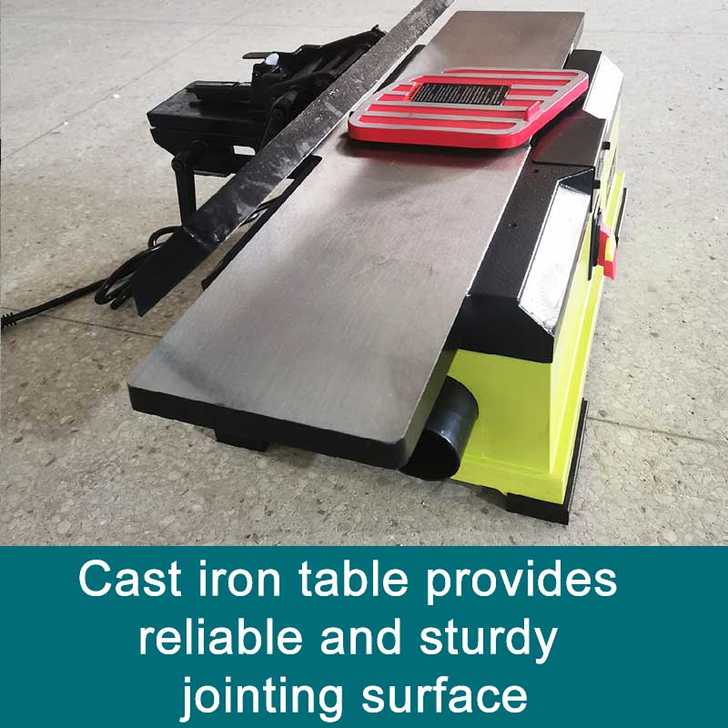 6" 1.5HP Cast Iron Jointer with Built-in Dust Chute & Stock Indicator, FORESTWEST 10505 - Forestwest