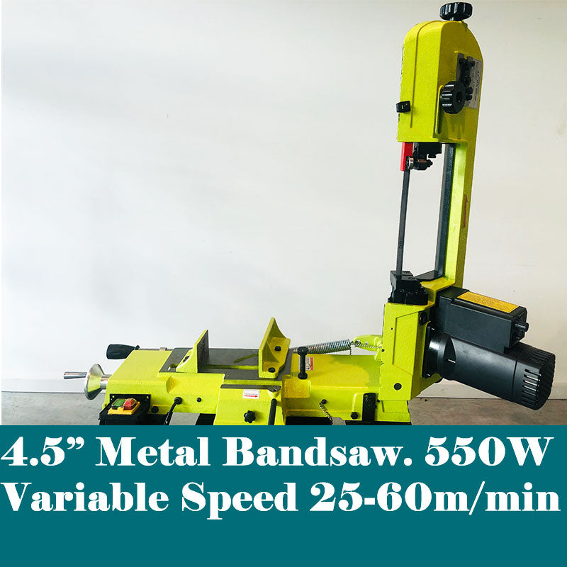 4.5" 3/4HP Variable Speed Metal Bandsaw, FORESTWEST 20412V - Forestwest