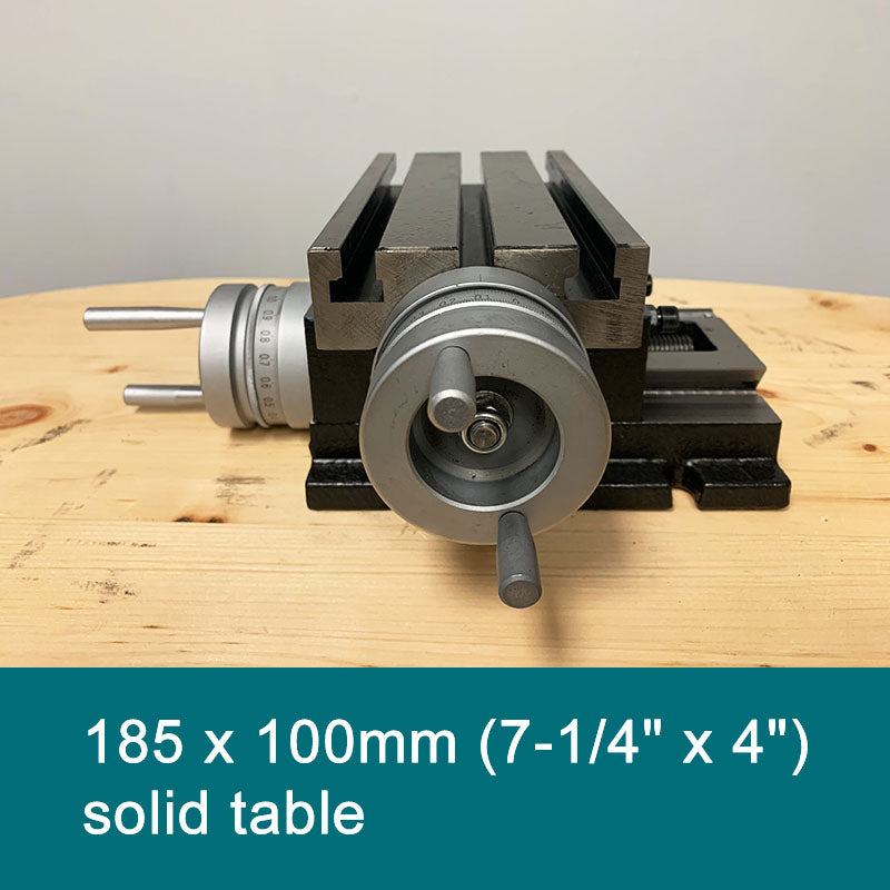 7" Precision Compound Slide Table With Fixed Base, FORESTWEST BM30201 - Forestwest