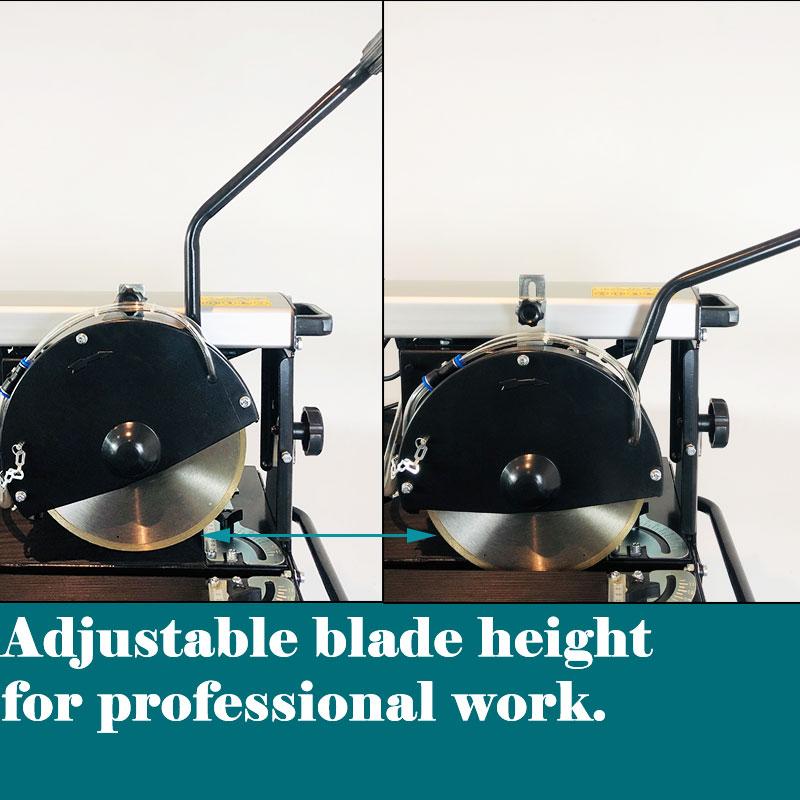 Electric wet clearance tile saw